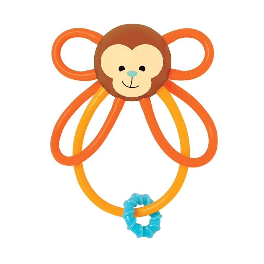 Amazon.com: Manhattan Toy Winkel Monkey Rattle & Sensory